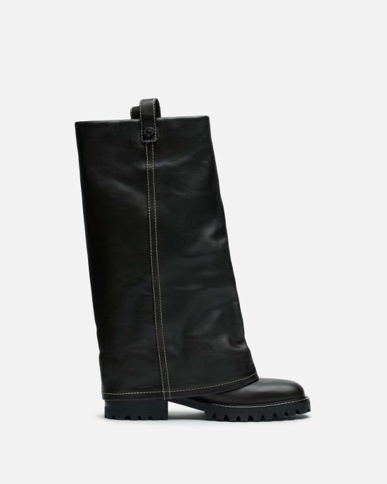  아크네 스튜디오 부츠 니하이  모카 브라운 - ACNE STUDIOS