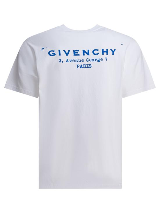 26SS 지방시 반팔 티셔츠 BM71NK3YRJ100 White - GIVENCHY