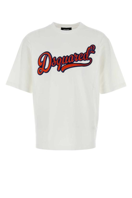 25FW 디스퀘어드2 반팔 티셔츠 S74GD1435S24583 100 White