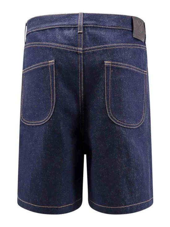 24FW 오프화이트 데님 숏팬츠 OMYC021S24DEN0024522 Blue - OFF WHITE