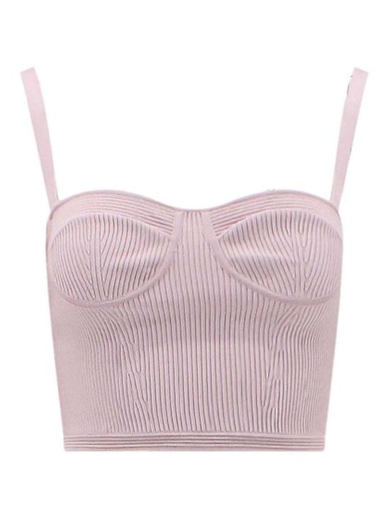  알렉산더 맥퀸 민소매 티셔츠 734589Q1A5K5093 Nude Neutrals