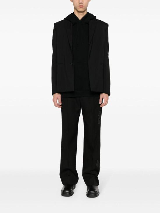  오프화이트 스트레이트 팬츠 OMCO038S24FAB0011010 Black - OFF WHITE
