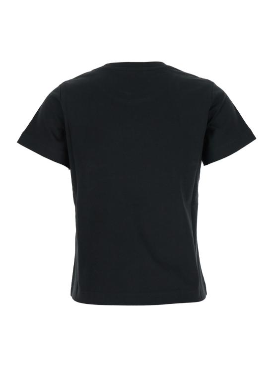 25FW 몽클레어 자수 하트 로고 코튼 티셔츠   8C0000989AJS998 Black - MONCLER