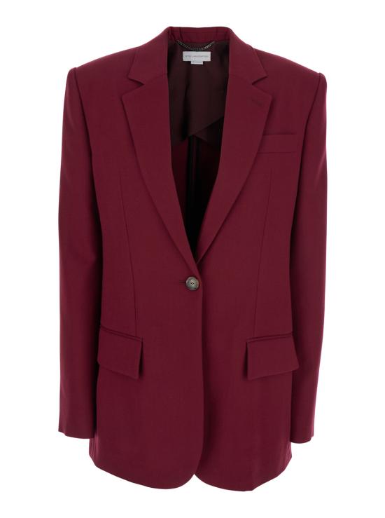 25FW 스텔라 맥카트니 수트 자켓 6501563CU7036105 Bordeaux