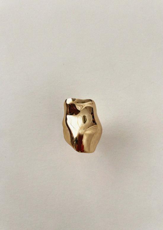  줄리 테브노 반지 Julie ThÉvenot 브라스 모아이 링 골드 - JULIE THEVENOT