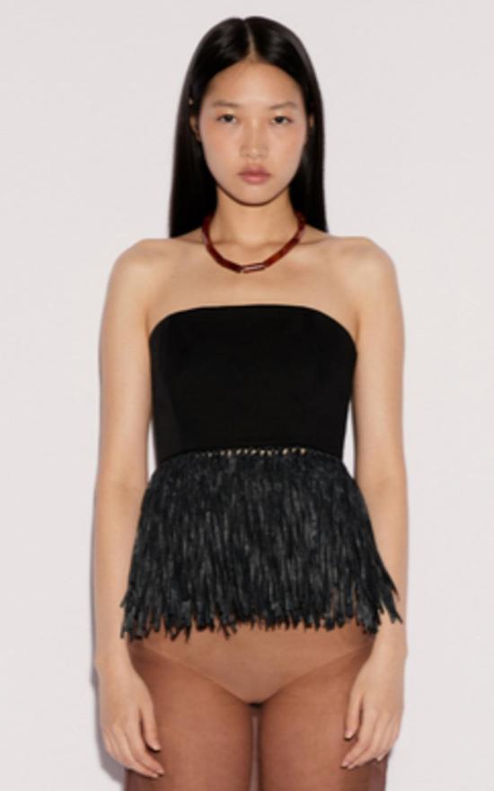  Anim 민소매 티셔츠 아님 알로라 탑