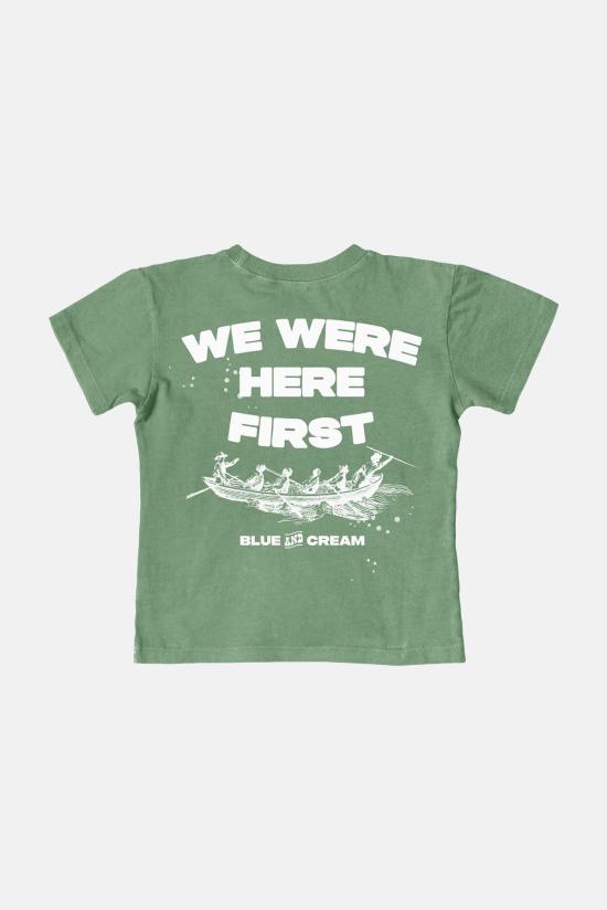  [키즈] 블루&크림 탑 키즈  청소년 Sag Harbor Whalers 티셔츠 - BLUE&CREAM