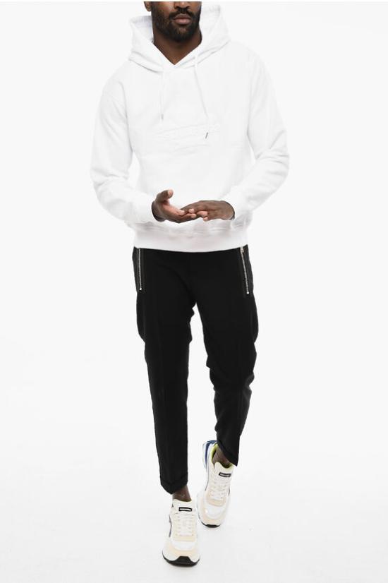  디스퀘어드2 후드 티셔츠 S74GU0776 S25551 100 White - DSQUARED2