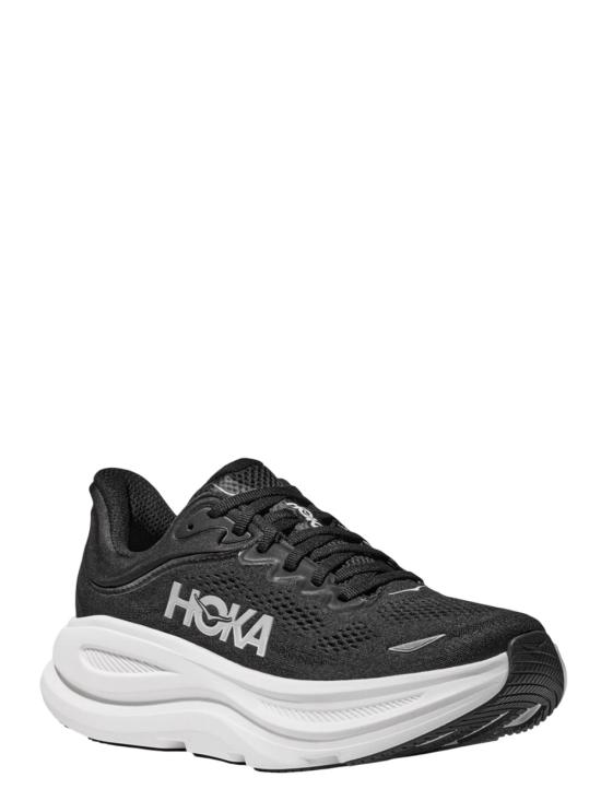 25FW 호카 BONDI 본디 9 스니커즈 1162011BWHT BLACK WHITE DOM - HOKA