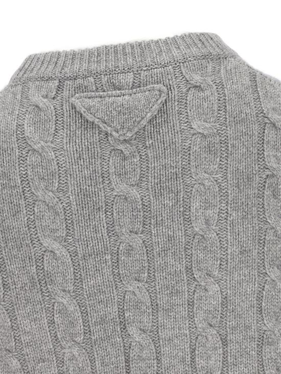 25FW 프라다 스웨터 UMF11017T1F0031 AI25 GRAY - PRADA
