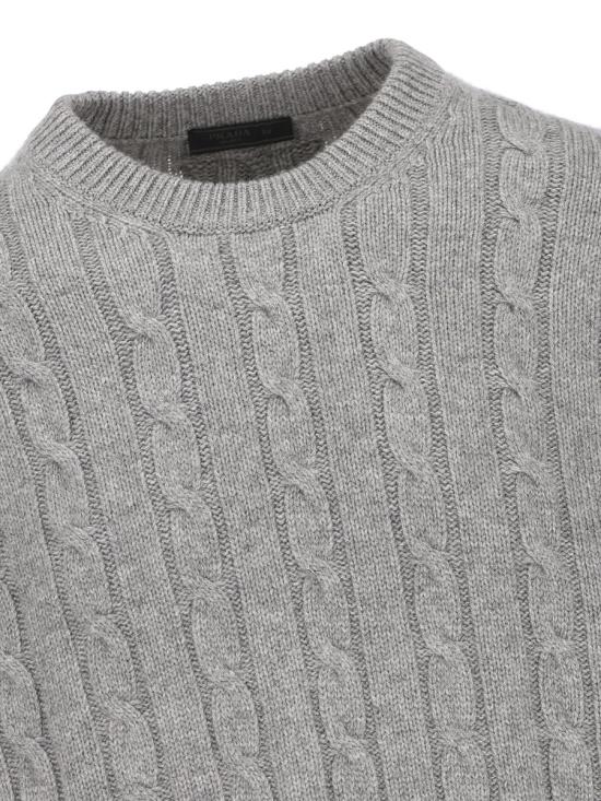 25FW 프라다 스웨터 UMF11017T1F0031 AI25 GRAY - PRADA
