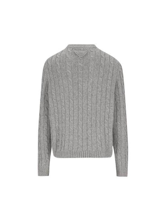 25FW 프라다 스웨터 UMF11017T1F0031 AI25 GRAY - PRADA