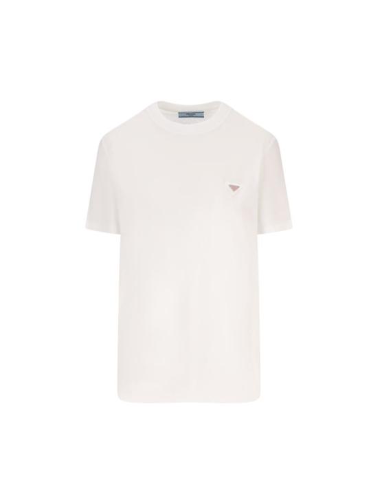 25FW 프라다 반팔 티셔츠 3583815ZGF0009 AI25 WHITE