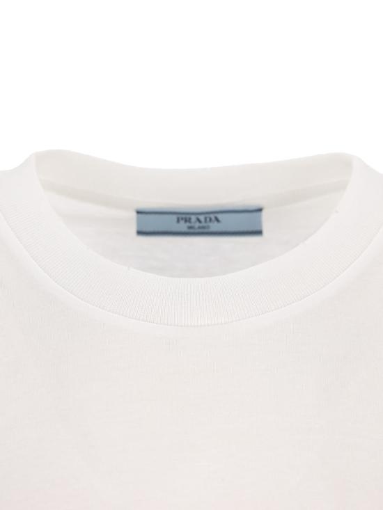 25FW 프라다 반팔 티셔츠 3583815ZGF0009 AI25 WHITE - PRADA