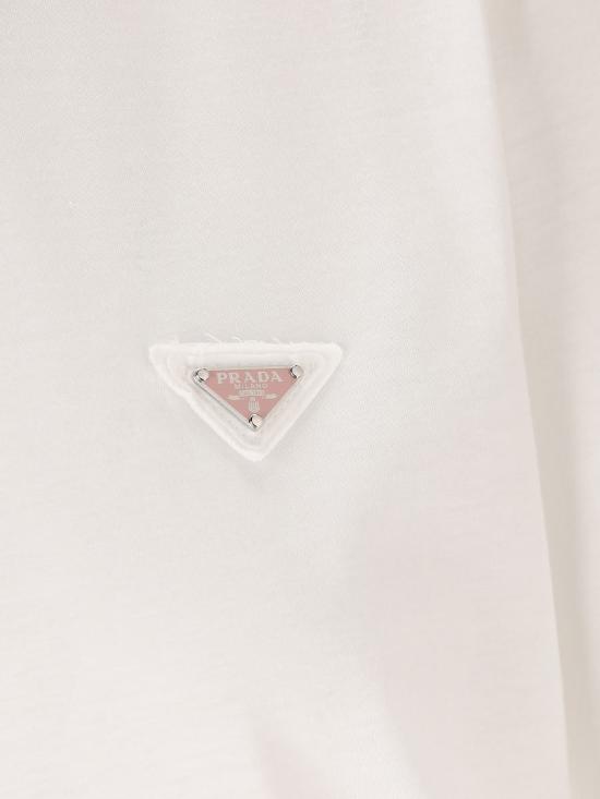 25FW 프라다 반팔 티셔츠 3583815ZGF0009 AI25 WHITE - PRADA