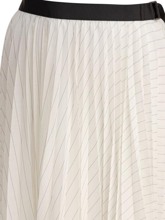 25SS 사카이 스커트 25 07803817 WHITE - SACAI