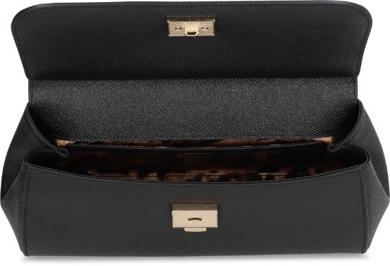 25FW 돌체앤가바나 미디움 시실리 핸드백 BB7652B1001 80999 Black - DOLCE & GABBANA
