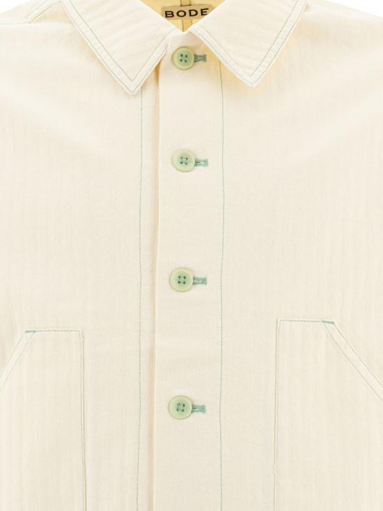 25SS 보디 자켓 MRS25JA006IVORY WHITE - BODE