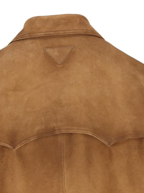 25FW 프라다 무톤 UPW5671V97F0005 AI25 BROWN - PRADA