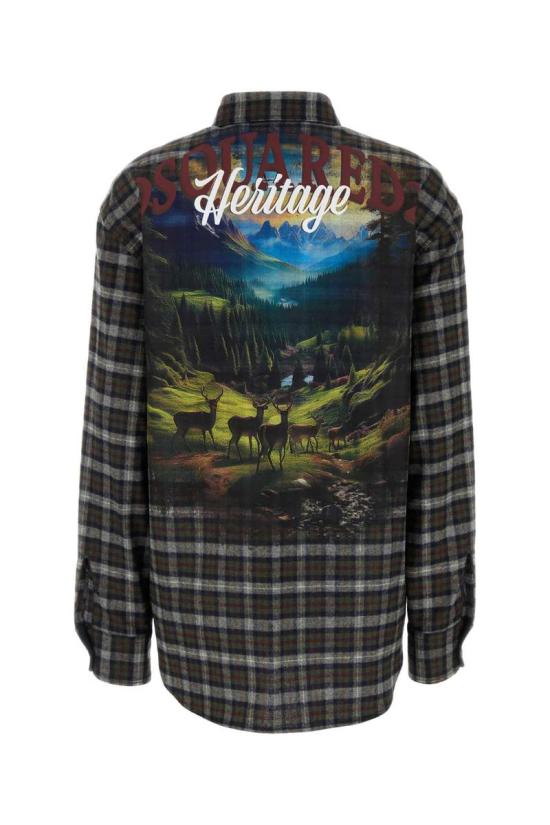 25FW 디스퀘어드2 셔츠 S75DL0914D35267 001F Multicolor - DSQUARED2