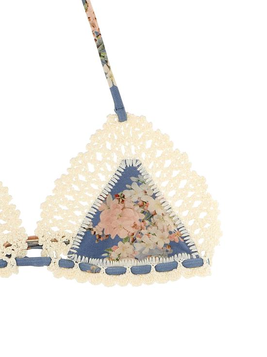 25FW 짐머만 비치웨어 4141WSS255TEBLBOFL Light Blue - ZIMMERMANN