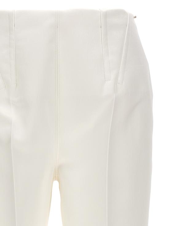  스포트막스 스트레이트 팬츠 NETTO002 White - SPORTMAX