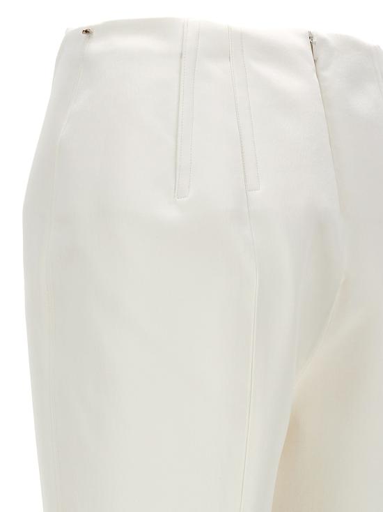  스포트막스 스트레이트 팬츠 NETTO002 White - SPORTMAX