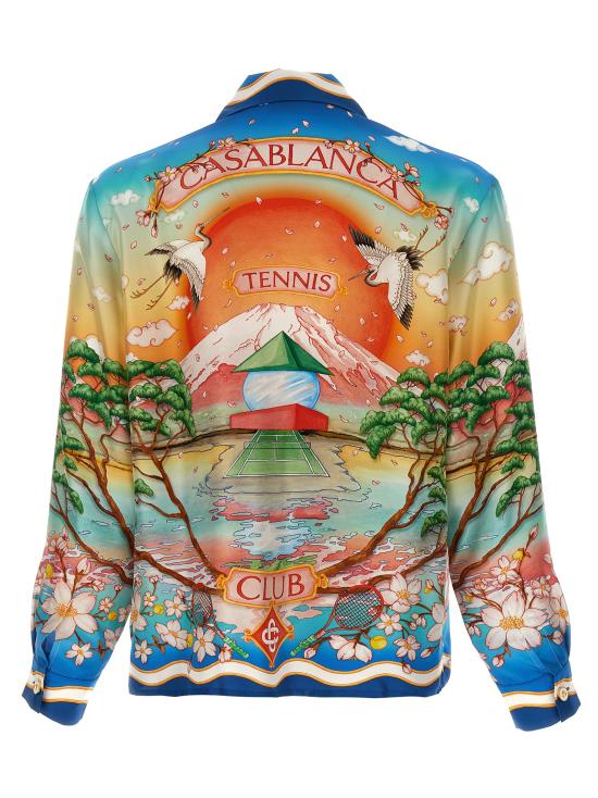 25FW 카사블랑카 긴팔 셔츠 UMPF25SH00601TENNISCLUB Multicolor - CASABLANCA