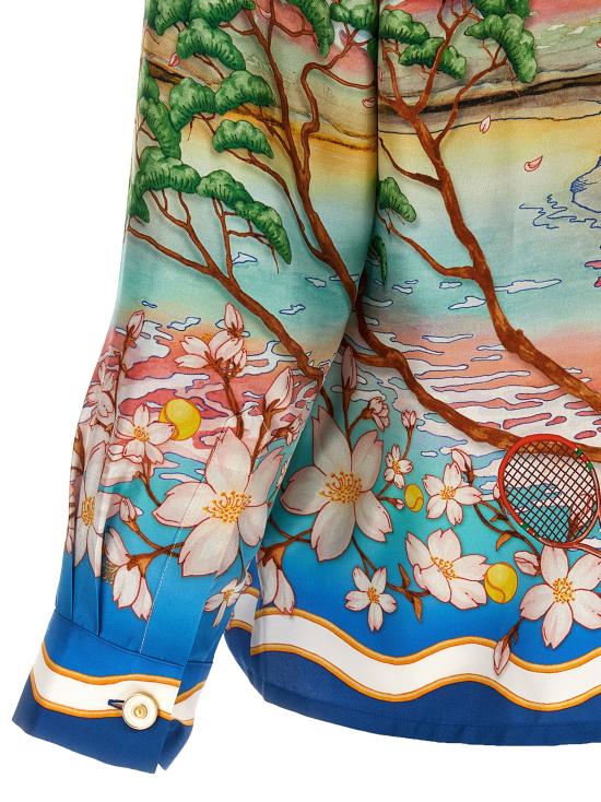 25FW 카사블랑카 긴팔 셔츠 UMPF25SH00601TENNISCLUB Multicolor - CASABLANCA