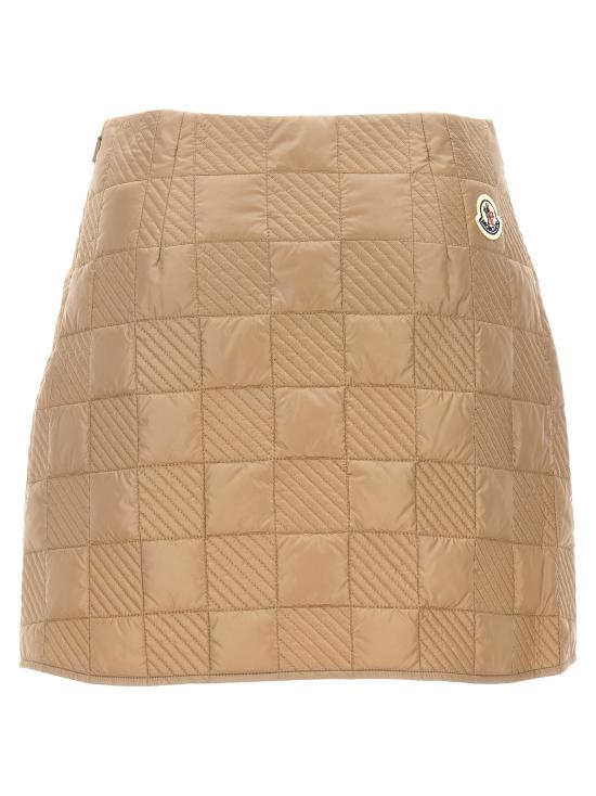 24FW 몽클레어 숏 스커트 2D00001788LM239 Beige - MONCLER