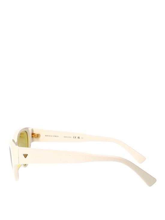 25FW 보테가베네타 선글라스 BV1319S004 White - BOTTEGA VENETA