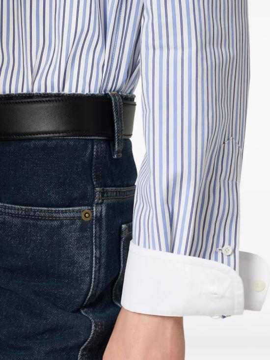 25FW 미우미우 셔츠 MK1972 174TF0W3B White - MIU MIU