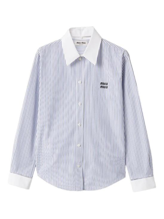 25FW 미우미우 셔츠 MK1972 174TF0W3B White