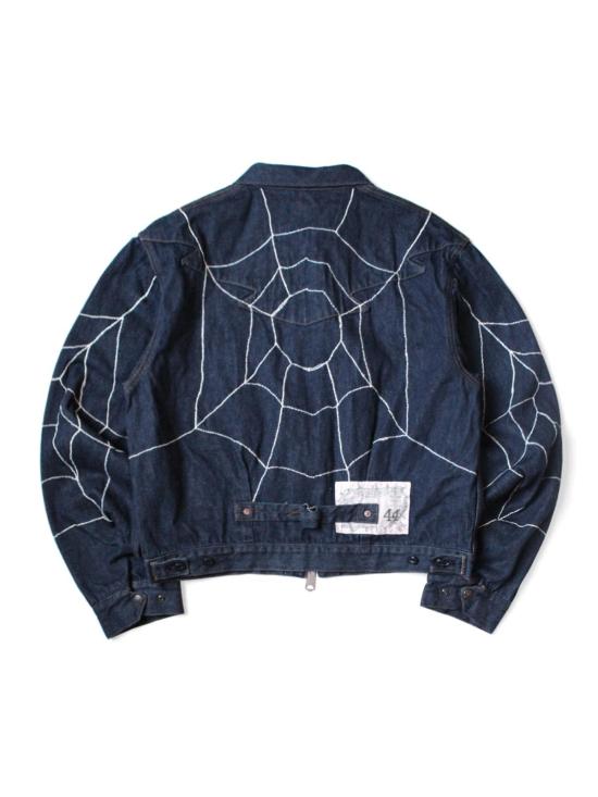  캐피탈 데님 자켓 13온스 데님 스탠다드 썬더버드 블루종 (카운트리 드림 캐치 리메이크) - KAPITAL