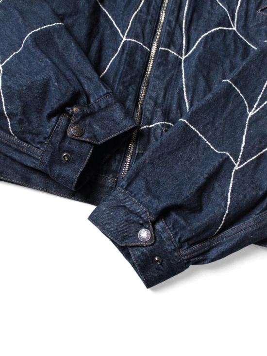  캐피탈 데님 자켓 13온스 데님 스탠다드 썬더버드 블루종 (카운트리 드림 캐치 리메이크) - KAPITAL