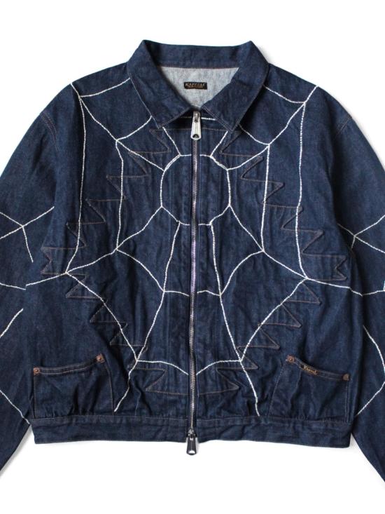  캐피탈 데님 자켓 13온스 데님 스탠다드 썬더버드 블루종 (카운트리 드림 캐치 리메이크) - KAPITAL