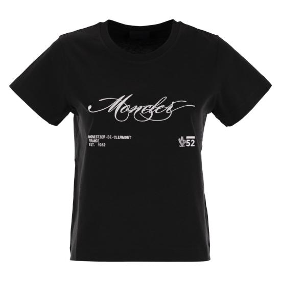 25FW 몽클레어 반팔 티셔츠 K20938C00005 BLACK