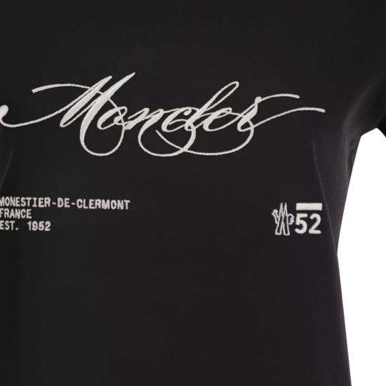 25FW 몽클레어 반팔 티셔츠 K20938C00005 BLACK - MONCLER