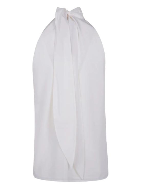 25FW 막스마라 스튜디오 민소매 티셔츠 2526166011600 042 IVORY - MAX MARA STUDIO