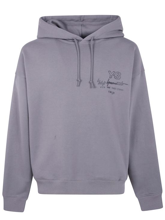 25FW 아디다스 Y3 후드 티셔츠 KB2605 GRANITE