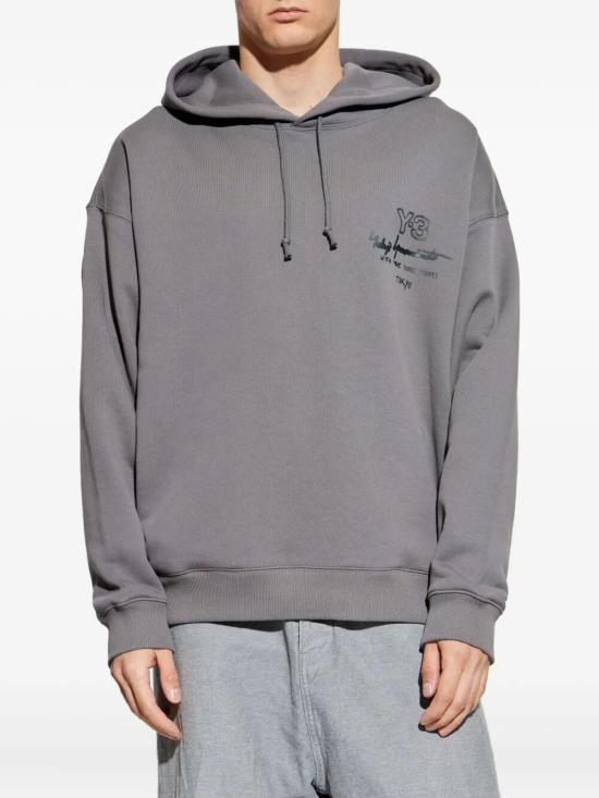 25FW 아디다스 Y3 후드 티셔츠 KB2605 GRANITE - ADIDAS Y3