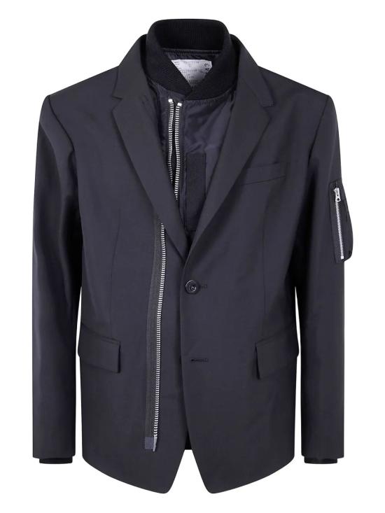 25FW 사카이 자켓 25 03743M 001 BLACK - SACAI