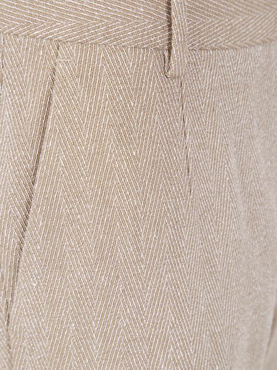 25FW 골든구스 치노 팬츠 GMP01503 P002089 82971 82971 GOLDEN BROWN OFF WHITE - GOLDEN GOOSE