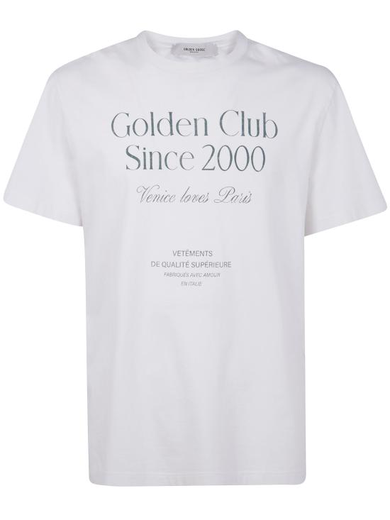 25FW 골든구스 반팔 티셔츠 GMP01220 P002254 11616 11616 ARTIC WOLF - GOLDEN GOOSE