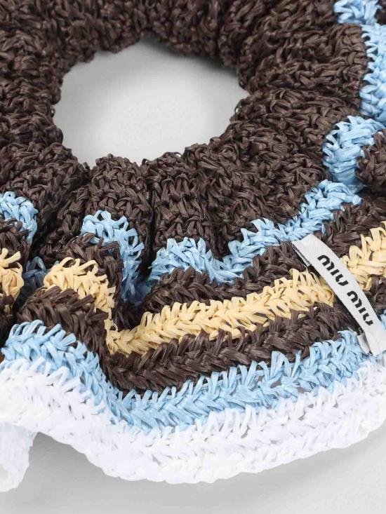  미우미우 헤어 액세서리 5IF0272CWXF04EM Brown - MIU MIU