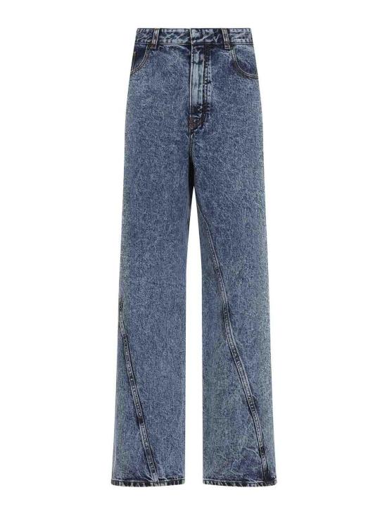 25FW 알라이아 스트레이트 팬츠 AA9P1161T535A524 Light Beige