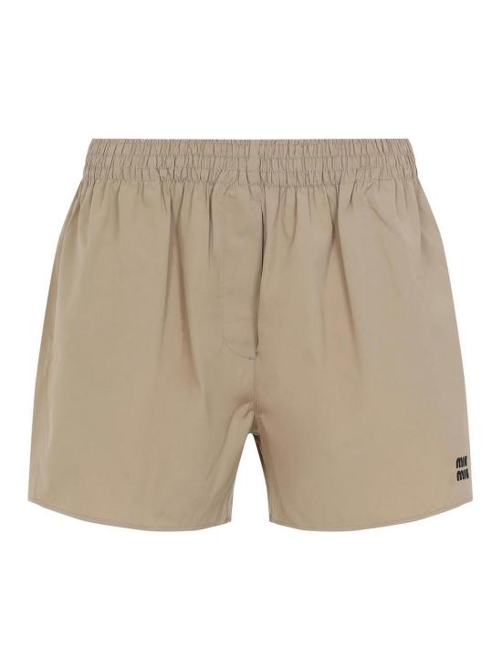 25FW 미우미우 숏팬츠 MP1907SOOO10RGF0241 Light Brown