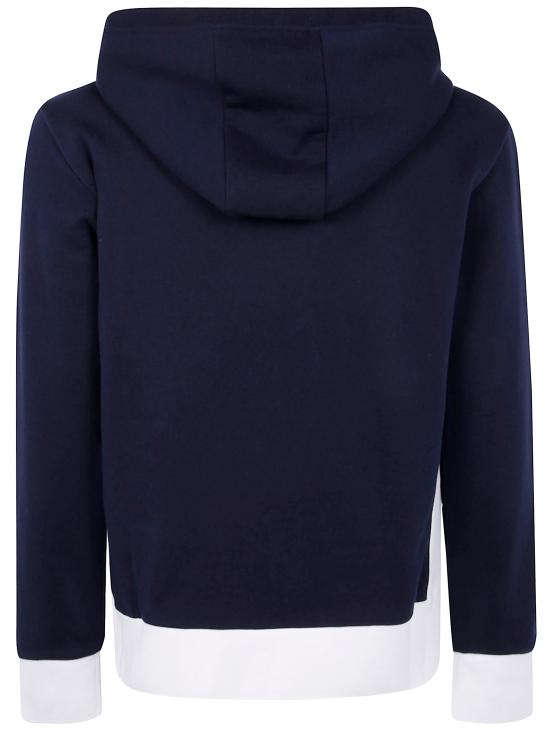 25FW 톰브라운 4바 저지 집업 후디 MJT517A 03037 415 NAVY - THOM BROWNE