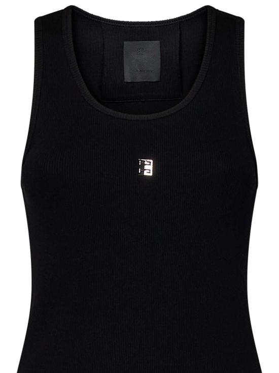  지방시 민소매 티셔츠 BW70CH3YHY001 Black - GIVENCHY