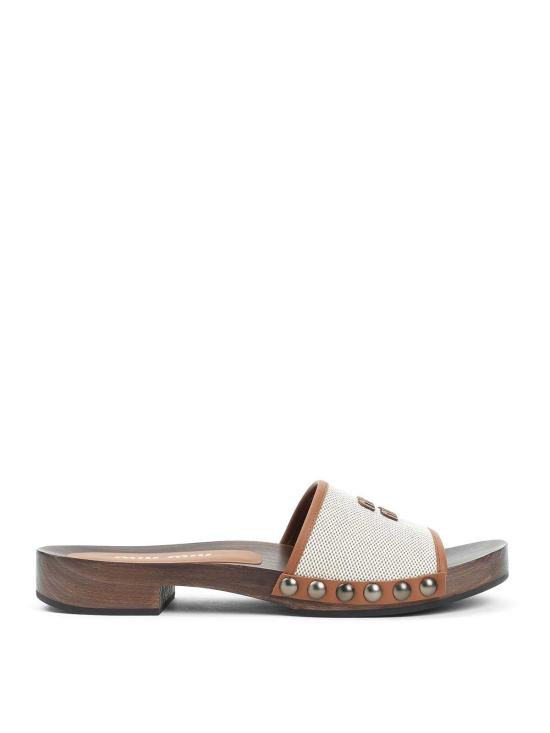  미우미우 뮬/슬리퍼 5Z445EF030Q1DF062F Beige